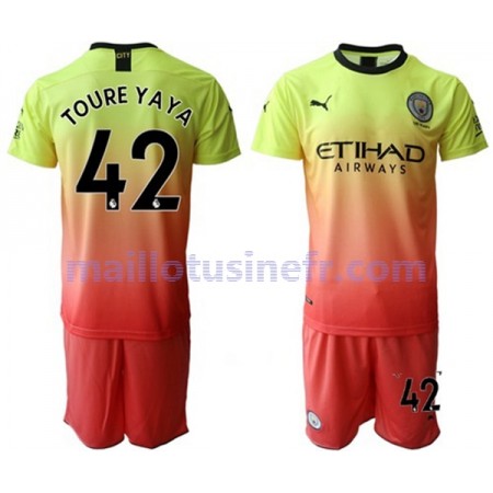 Maillot de Foot Manchester City Toure Yaya 42 Troisième 2019-20 - Enfant Maillot de Foot Manchester City Toure Yaya 42 Troisième 2019-20 - Enfant